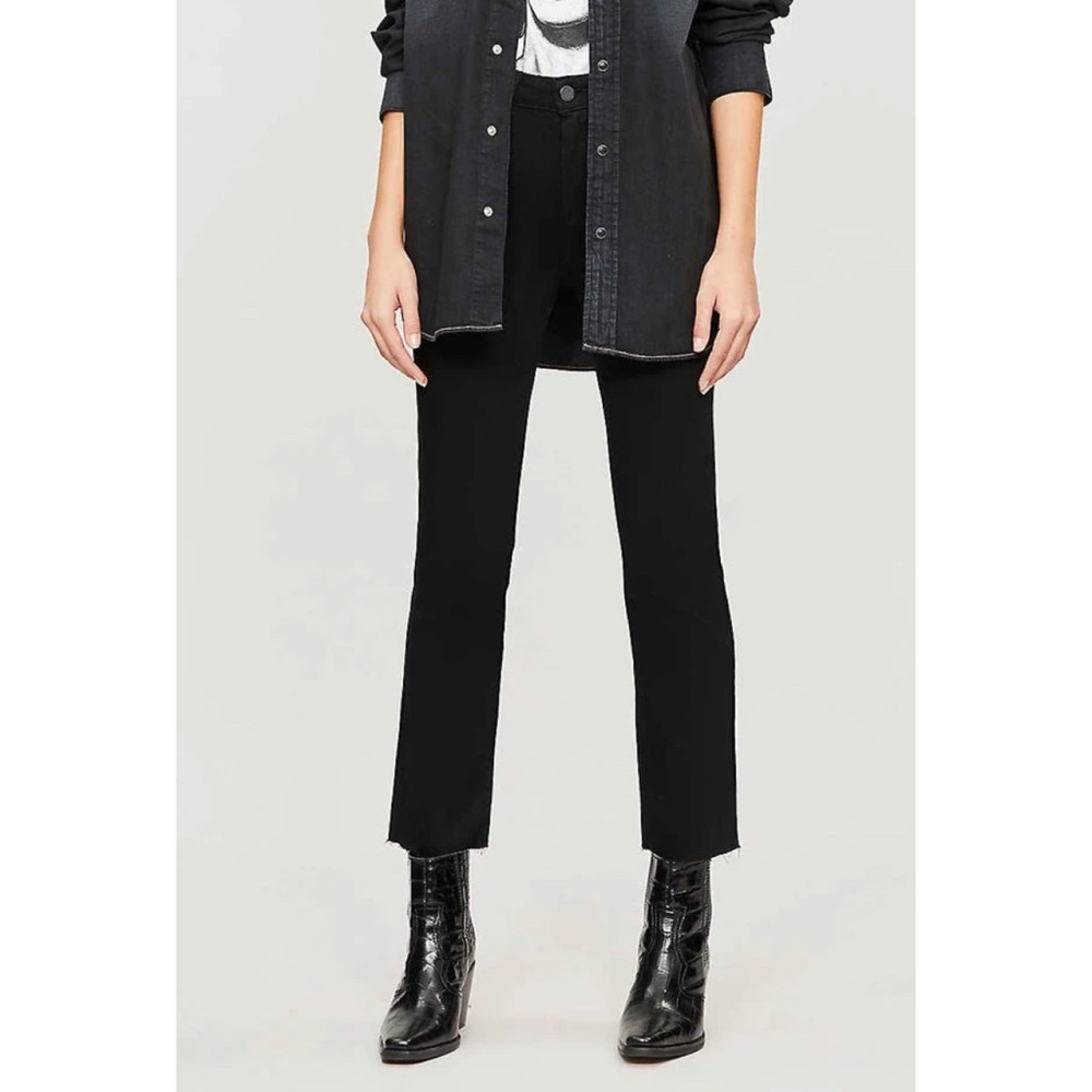 NWT Paige Jacqueline High Rise Straight Cropped Jeans